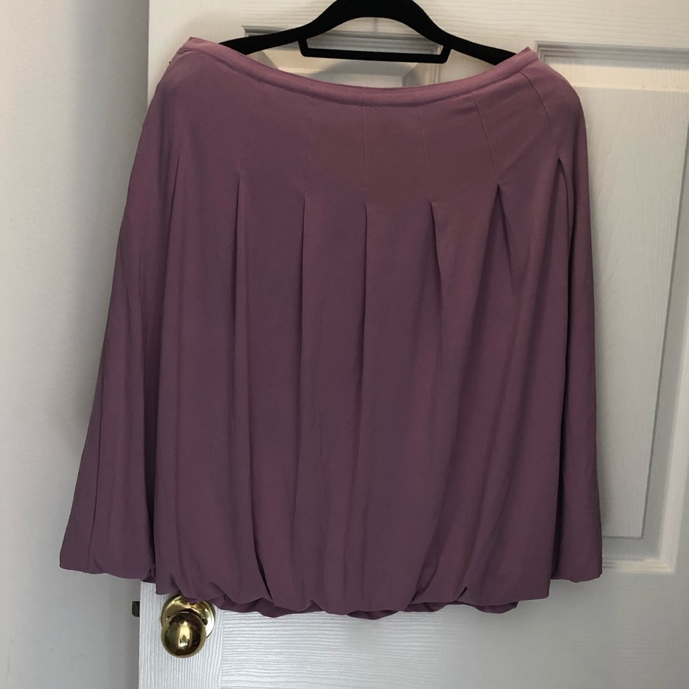 BUBBLE HEM SKIRT